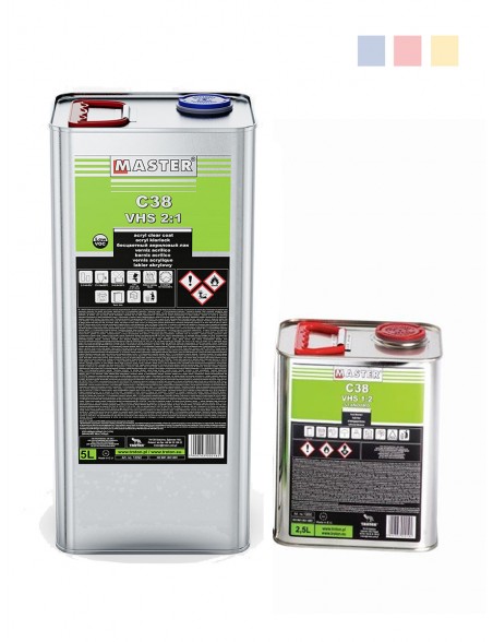 Acrylic clear coat Master Troton C38 2:1 VHS | 5+2.5 L set