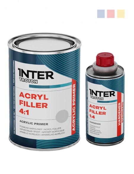 Acryl Filler 4:1 Acrylic primer Troton |  0.8 + 0.2L Set