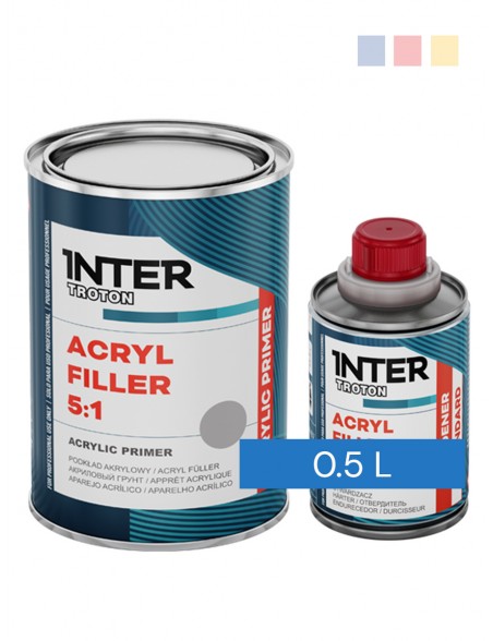 Acryl Filler 5:1 Acrylic primer Troton | 0.5 + 0.1L Set