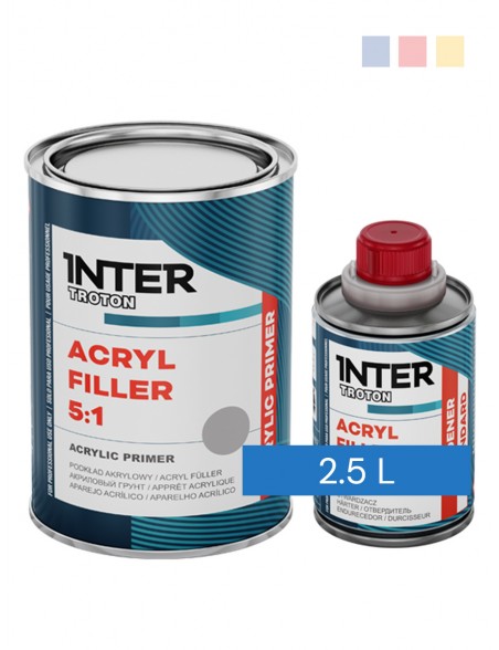 Acryl Filler 5:1 Acrylic primer Troton | 2.5 + 0.5L Set