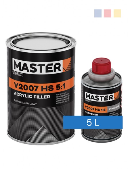 Acrylic primer V2007 HS 5:1 Master Troton | 2.5 + 0.5 L Set