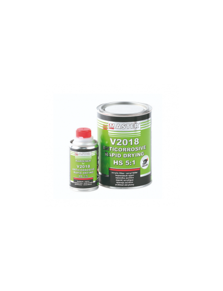Fast acrylic primer V2018 Anticorrosive Rapid Drying HS 5:1 Troton| 0.8 + 0.16L Set