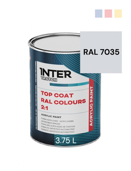 Troton acrylic Top Coat MS 2:1 RAL 7035 | 3.75L