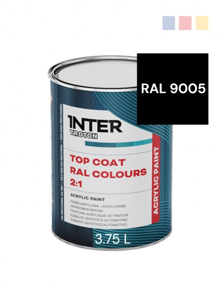 Troton acrylic Top Coat MS 2:1 RAL 9005 | 3.75L
