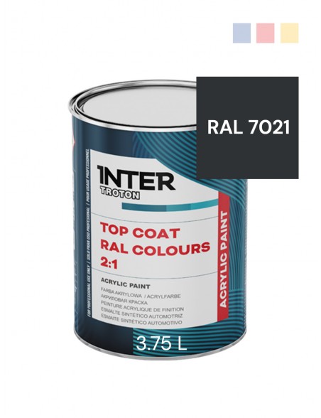 Troton acrylic Top Coat MS 2:1 RAL 7021 | 3.75L