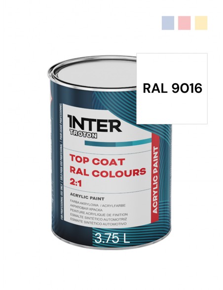 Troton acrylic Top Coat MS 2:1 RAL 9016 | 3.75L