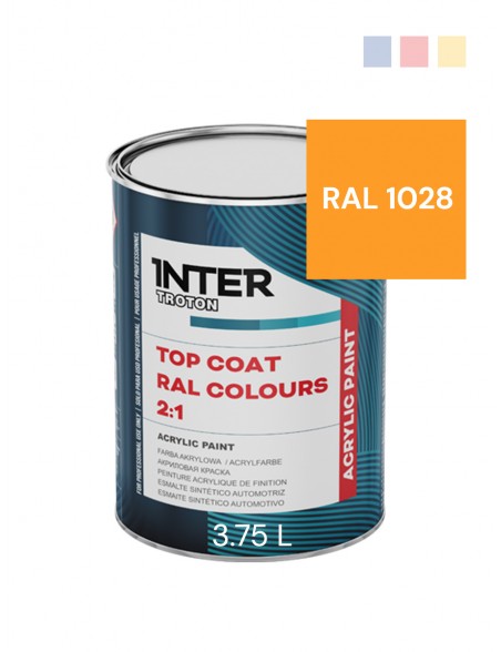 Troton acrylic Top Coat MS 2:1 RAL 1028 | 3.75L