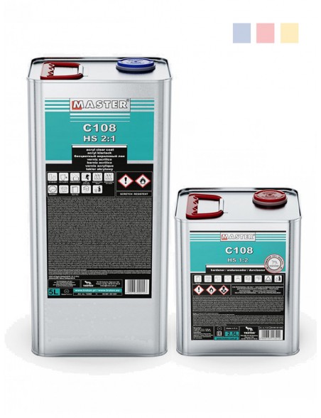 Acrylic clear coat Master Troton C108 HS 2:1 | 5+2.5 L set