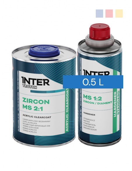 MS acrylic clear coat Troton Zircon 2:1 | 0.5 + 0.25 L Set