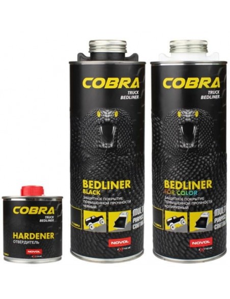 Poliuretanowa powłoka ochronna COBRA Truck Bedliner 800 ml | Novol